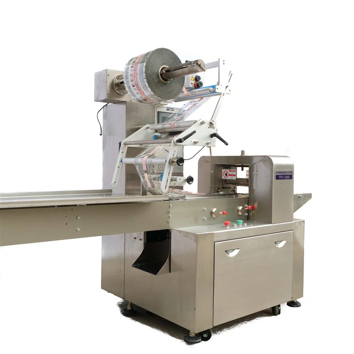 Flow pack machine